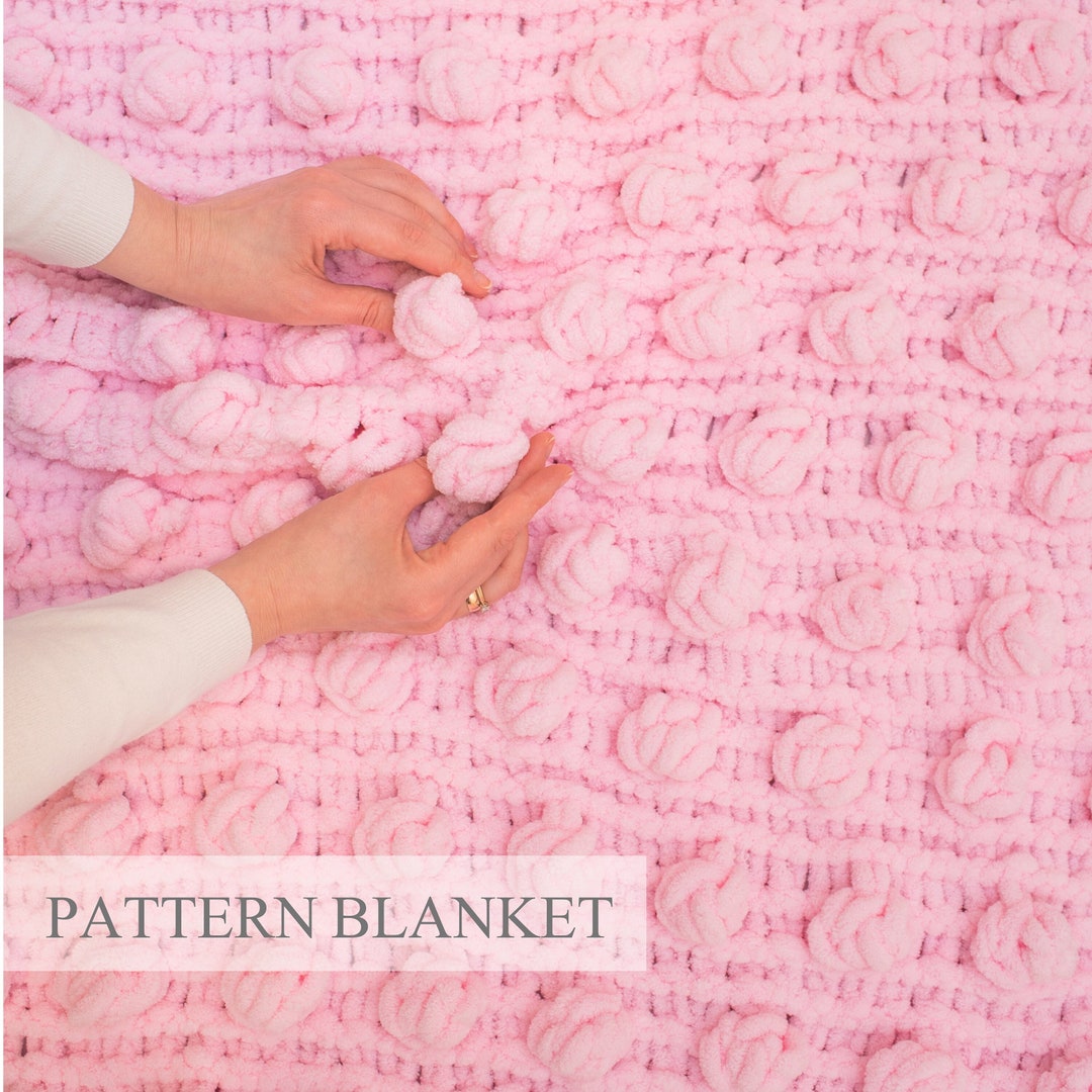 Loop Yarn Blanket Pattern: Finger Knitting (PDF Pattern) - Etsy