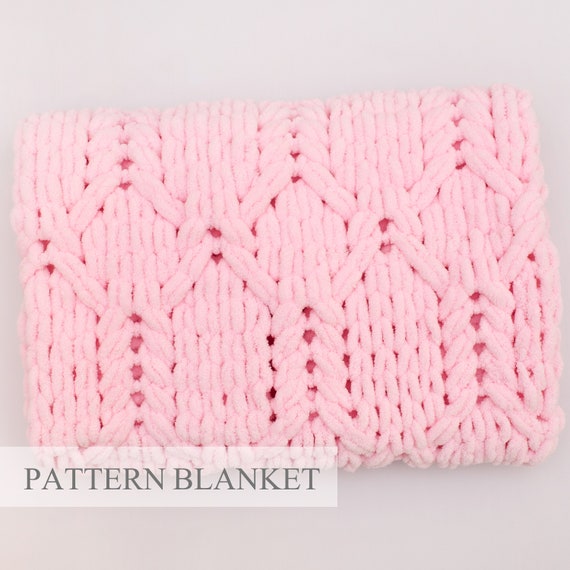 Finger Crochet Blanket Pattern Pdf Loop Yarn Blanket Pattern