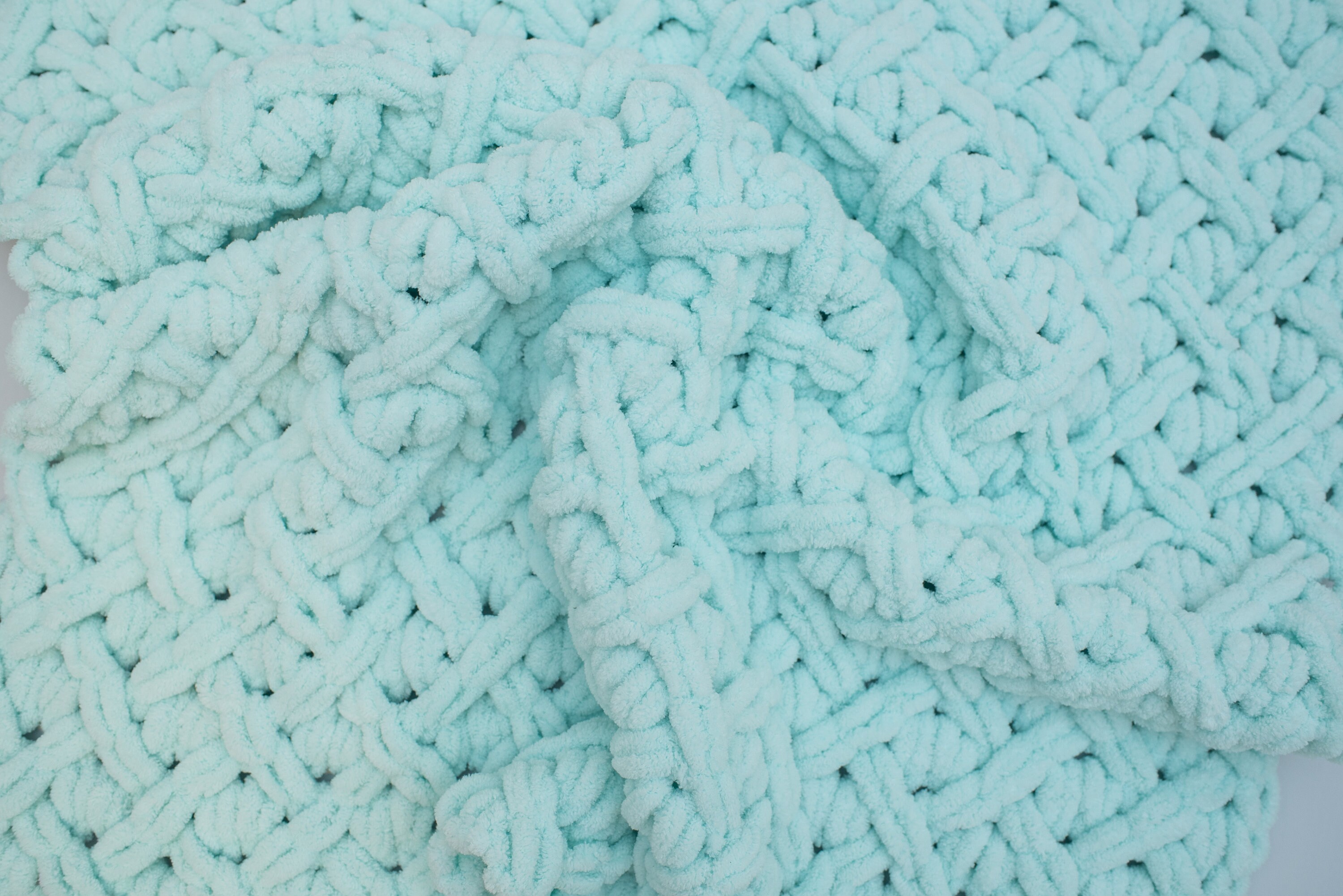 Loop Yarn Blanket Pattern: Finger Knitting (PDF Pattern) - Etsy