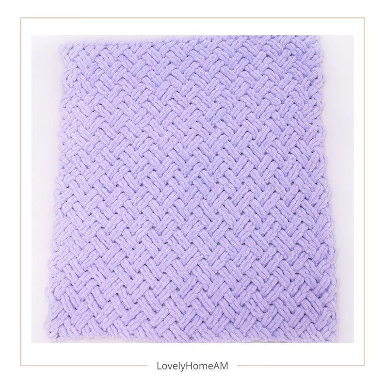 Beginner Patterns Loop Yarn Pattern Crisscross Alize Puffy Etsy