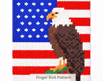 Decke mit Streifenmuster USA Flagge