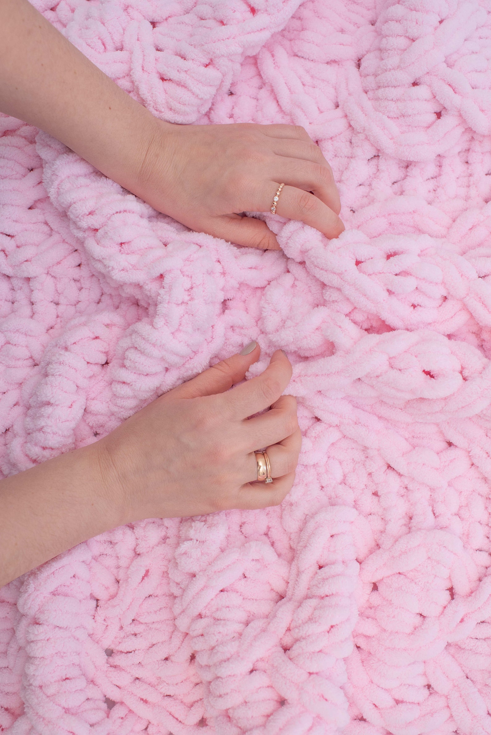 Finger Knit Blanket Pattern Pdf Alize Puffy Blanket Pattern Etsy