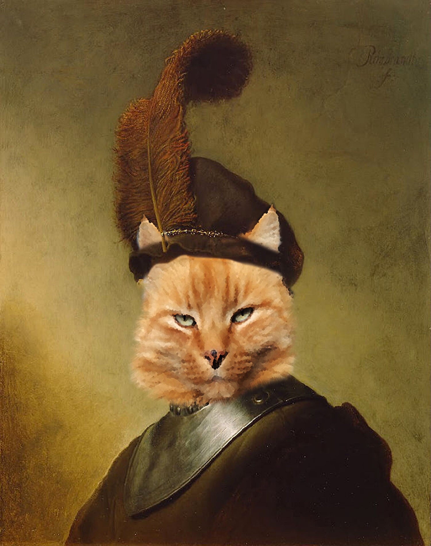 Custom Pet Portrait Pet Portraits Regal Pet Portrait Etsy UK