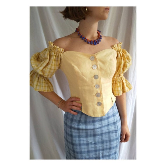 Austrian linen bodice, austrian corset, austrian C