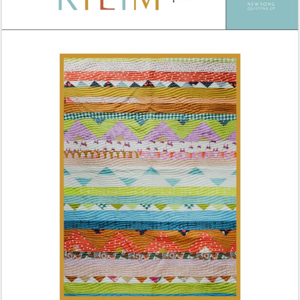Kilim Quilt pattern by New Song Quilting digital PDF download