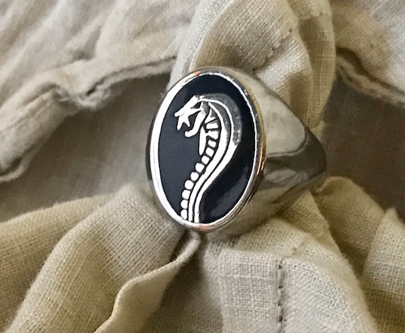 Silver Cobra Ring size 9 - image 2