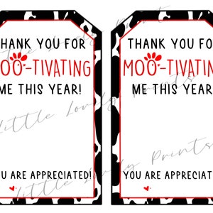 Chick-fil-a Teacher Appreciation Gift Card Holder, Printable, Instant ...