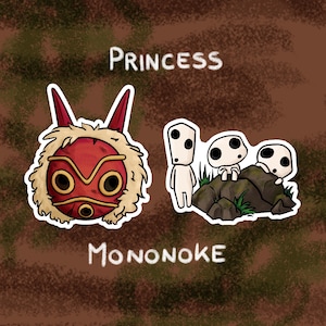 Princess Mononoke stickers