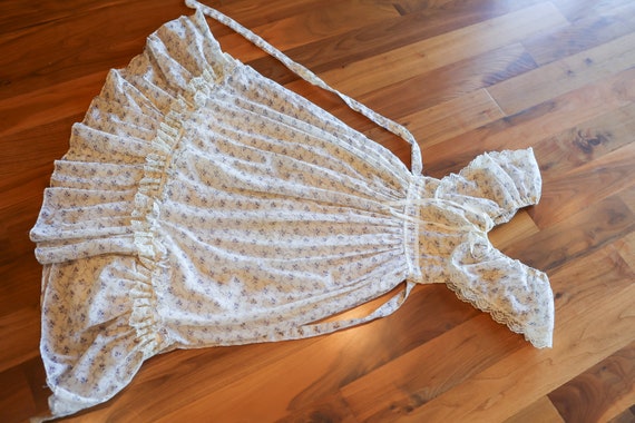 Gunne Sax vintage prairie dress, cotton off shoul… - image 4