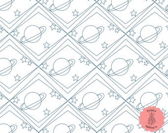 Outer Space - Digital Edge-to-Edge Quilting Pattern for Longarm Quilting