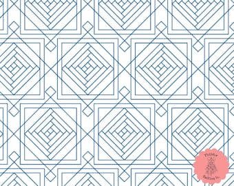 Quilter's Cabin Digital Edge-to-Edge Quilting Pattern for Longarm Quilting