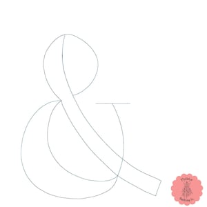 Ampersand Digital Quilting Pattern for Longarm Quilting
