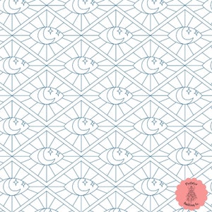 Night Eye - Digital Edge-to-Edge Quilting Pattern for Longarm Quilting