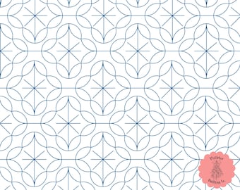 Sparkle Digital Edge-to-Edge Quilting Pattern for Longarm Quilting