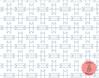 Banner 1 & 2 Digital Edge-to-Edge Quilting Patterns for Longarm Quilting