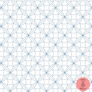 Starburst 1 & 2 Digital Edge-to-Edge Quilting Patterns for Longarm Quilting