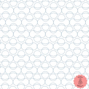 Inner Tube Digital Edge-to-Edge Quilting Pattern for Longarm Quilting