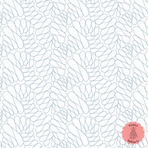 Fun House Digital Edge-to-Edge Quilting Pattern for Longarm Quilting