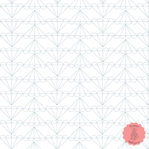 Diamonds Digital Edge-to-Edge Quilting Pattern for Longarm Quilting