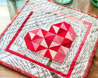 Love Triangles Mini Quilt PDF