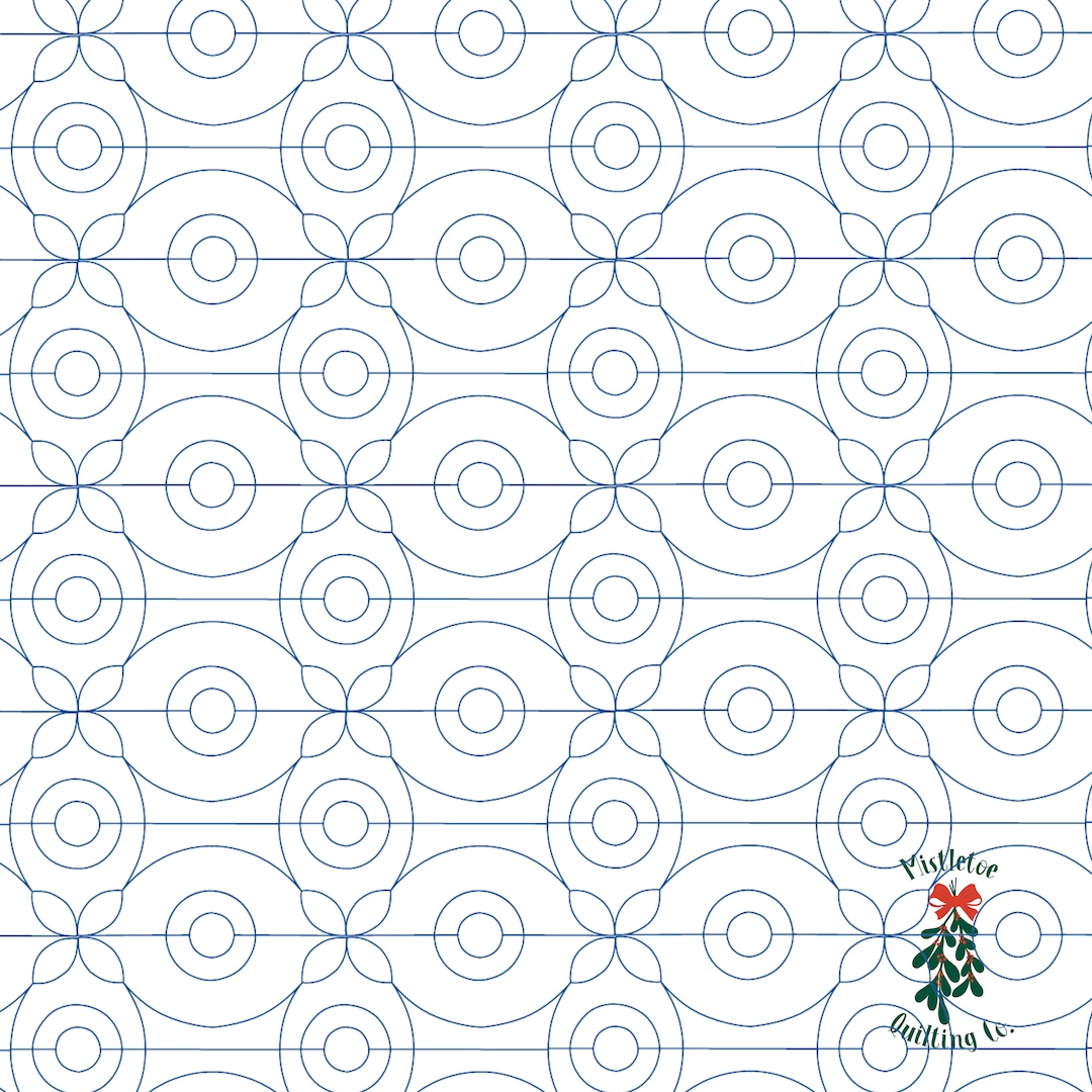 Pinball (1&2) Digital Edge to Edge Quilting Pattern for Longarm ...