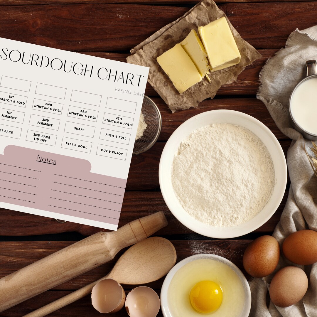 Sourdough Chart Etsy