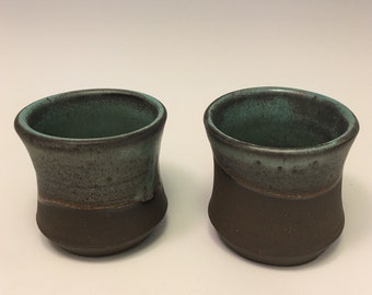 Sister set of ceramic tumblers