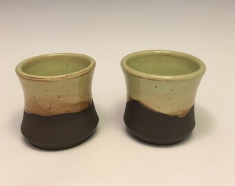 Sister set of ceramic tumblers