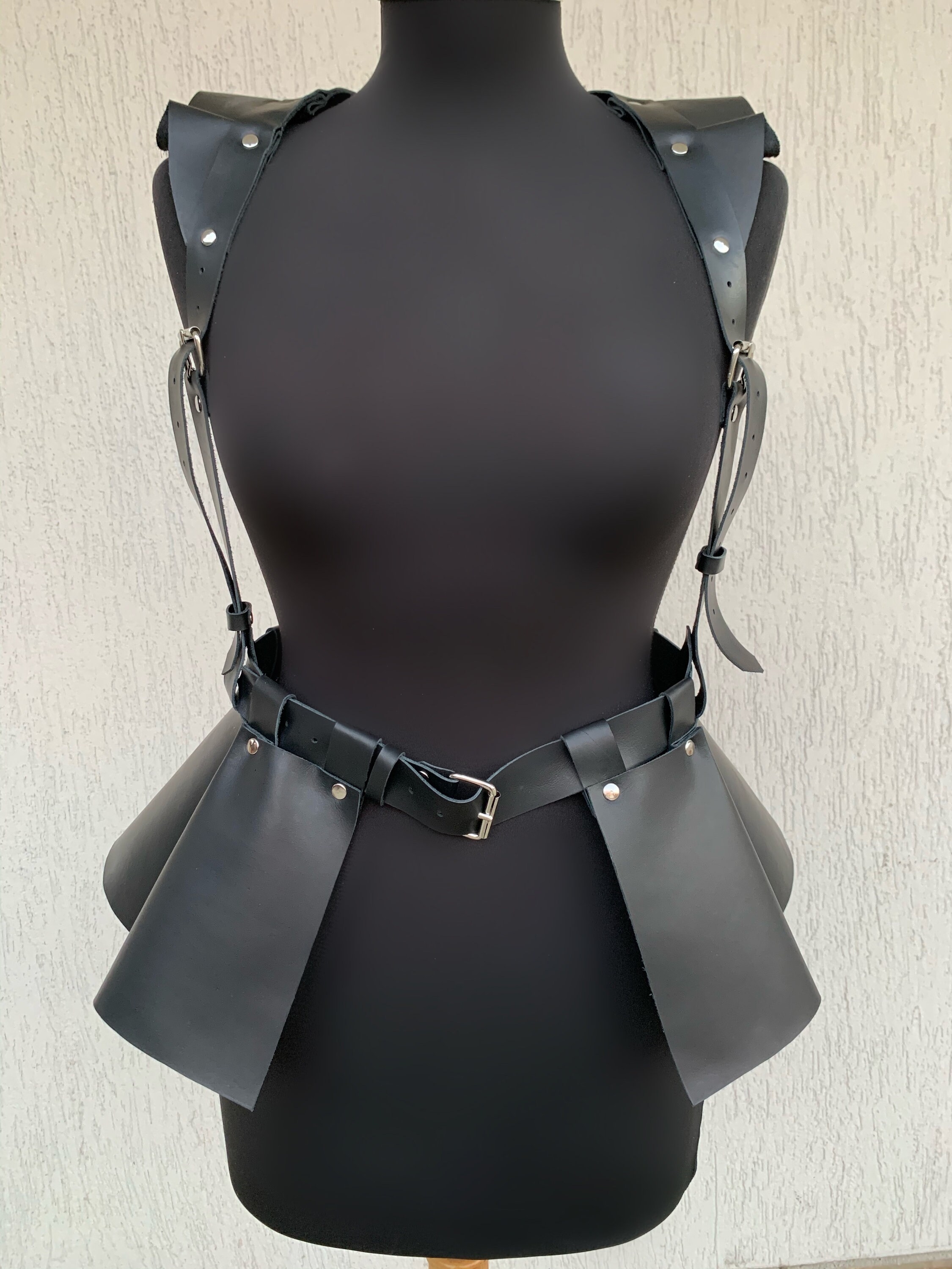 Leather Harness dressWomen harnessBondage dressDress Etsy