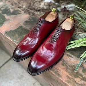Joseph abboud burgundy dress shoes sales