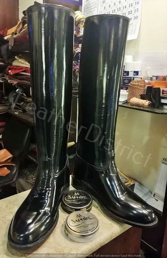 Stivali da ufficiale imperiali fatti a mano stivali da | Etsy Italia