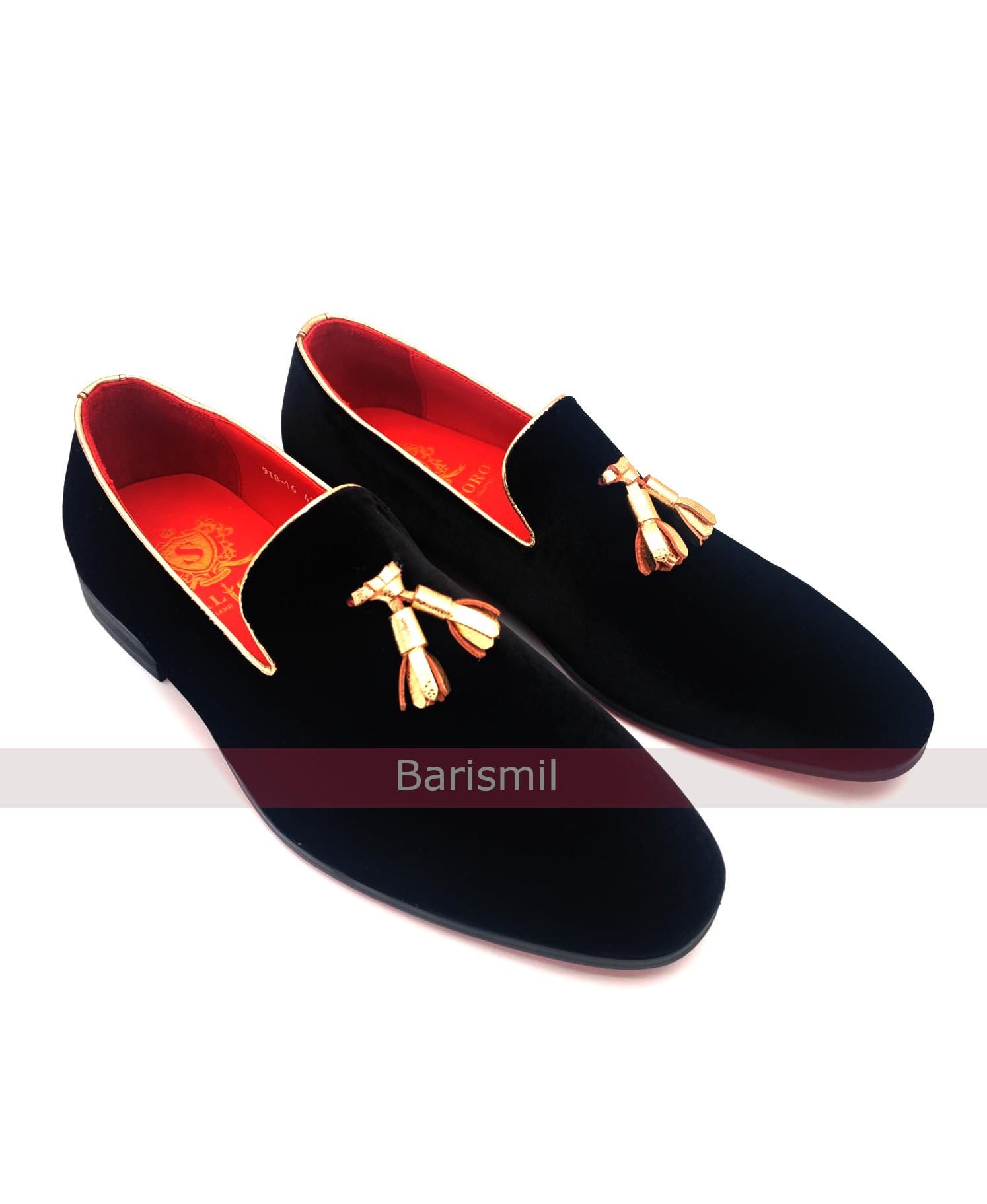 Ermenegildo Zegna Black Velvet Tassel Loafers Mocasin Black Velvet Tuxedo - JP Pierre main image 4
