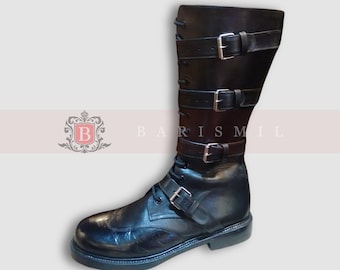 90’s FRYE Engineer Zip Boots Vtg 90s Frye Campus Moto Short Boots Womens 7.5 Black Biker