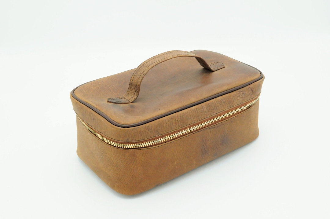 Men Dopp Kit Groomsmen Toiletry Bag Men Toiletry Kit Leather Shaving