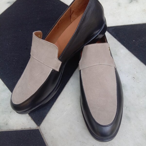 two tone loafers womens