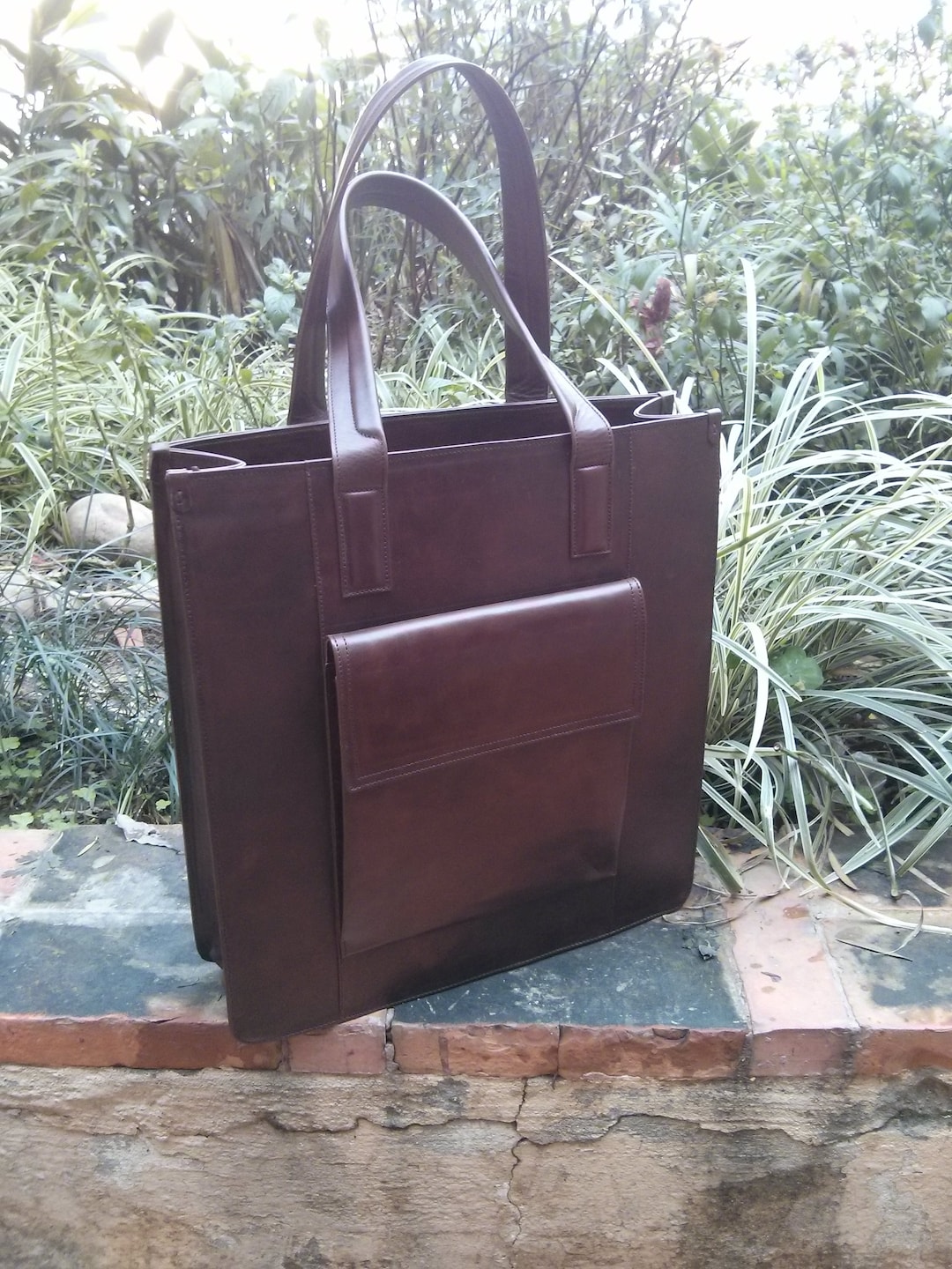 Men Leather Tote Bag Handmade Tote Bag Leather Men Shoulder Bag Leather