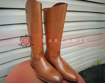 Handmade Leather Equestrian Riding Boots: Tailor Made Polo Boots