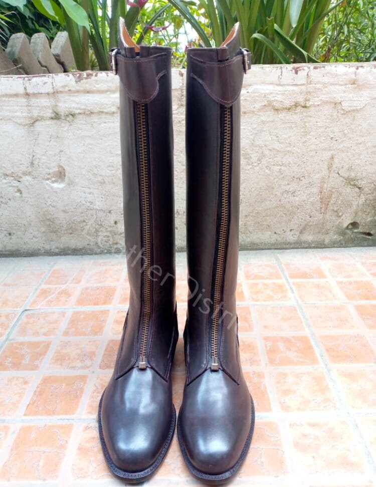 Handmade Tall Leather Riding Boots Equestrian Riding Boots Etsy