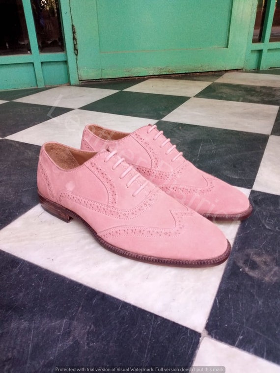 pink dress shoes for men