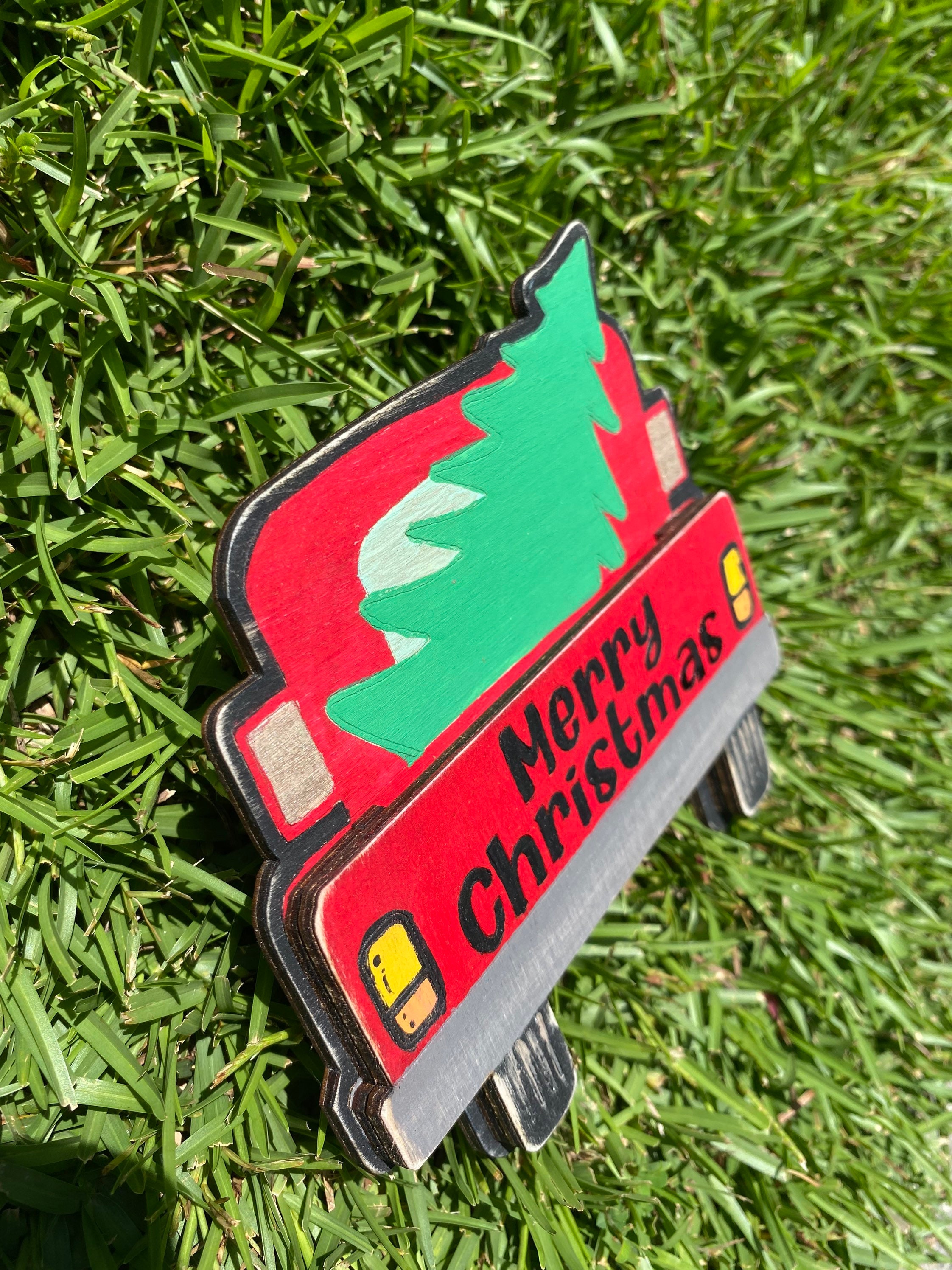 Christmas Truck Gift Card Holder/svg/laser Cut File Etsy