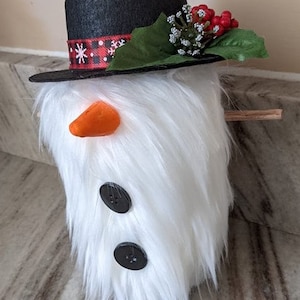 Frosty the Sn-gnome man, Winter gnome, snowman gnome, Frosty the snowman gnome, snowman decor, snowman gifts, winter gifts, handmade gnome