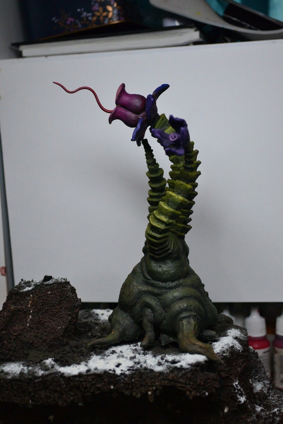 Day of the Triffids Handmade Inspired Resin Sculpture Model Creepy