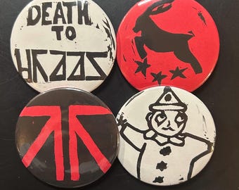 Badges My Chemical Romance Long Live The Black Parade (paquet de 4)