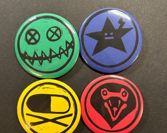 My Chemical Romance Killjoy Buttons (paquet de 4)
