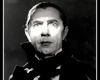 Calcomanía de vinilo Bela Lugosi DRACULA de 4.5 ". Calcomanía clásica de monstruo de la película Vampire para automóvil, computadora portátil, vaso, etc.