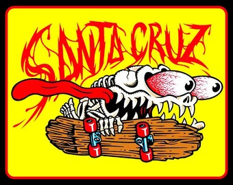Santa Cruz Skateboard Etsy
