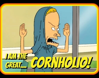 pix The Great Cornholio Are You Threatening Me cornholio etsy