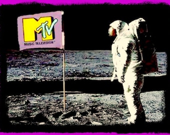50 MTV Stickers Music Television Festival 60's 70's 80's Guitar Car Bike Channel 50 MTV Stickers Music Television Festival 60's 70's 80's Guitar Car Bike Channel