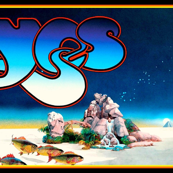 BIG 6" YES Topographic Oceans vinyl sticker. Classic Rock band decal for car, guitar, laptop, etc.