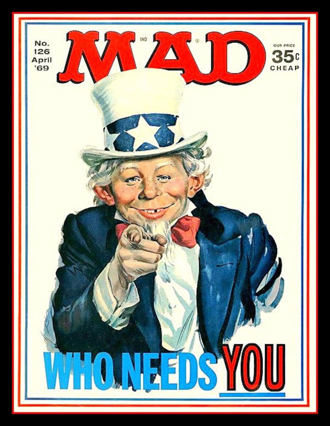 5 Classic Alfred E. Neuman Who Needs YOU Etsy